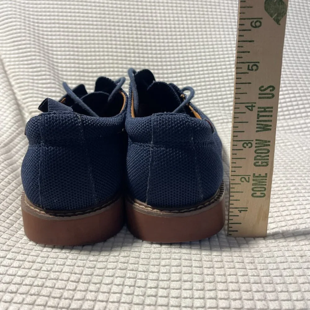 G.H. Bass Bucs Originals Shoes Mens 10M Navy Blue‎ Knit Textile Oxfords BAX2B921